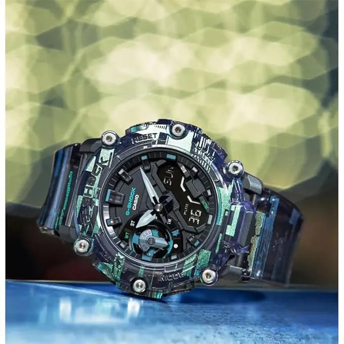 Casio G-Shock Analog Digital GA-2200NN-1ADR Black Dial Resin Men's Watch