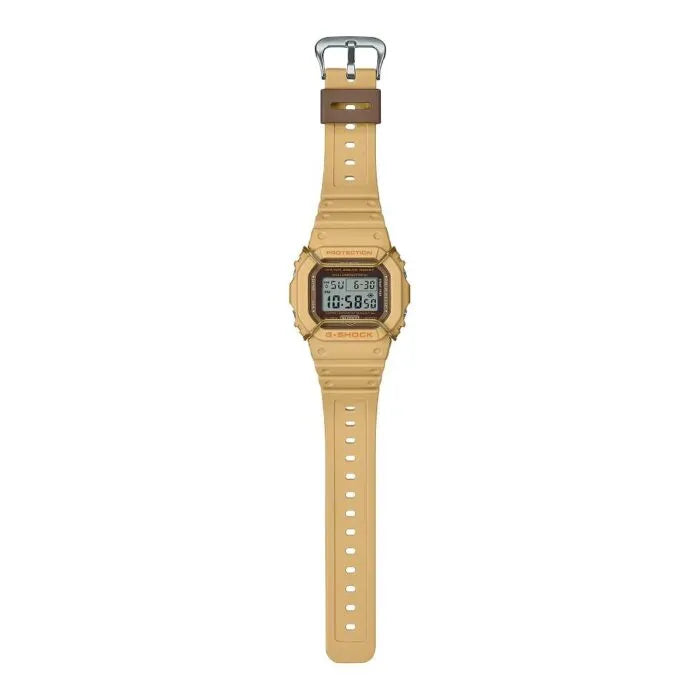 Casio G-Shock Casual DW-5600PT-5DR Brown Dial Resin Men's Watch