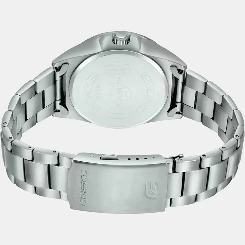 Casio Edifice EFV-140D-1AVUDF Analog Quartz Black Dial 43.9mm Stainless Steel Men's Watch