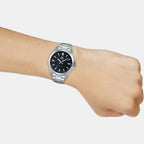 Casio Edifice EFV-140D-1AVUDF Analog Quartz Black Dial 43.9mm Stainless Steel Men's Watch