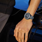 Casio Edifice Sospensione Chronograph EQS-960D-1AVUDF Black Dial Stainless Steel Men's Watch
