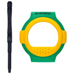 Casio G-Shock Capping Digital G-B001RG-3DR Yellow Dial Resin Men's Watch