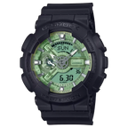 Casio G-Shock Analog Digital GA-110CD-1A3DR Green Dial Resin Men's Watch