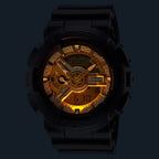 Casio G-Shock Analog Digital GA-110CD-1A9DR Gold Dial Resin Men's Watch