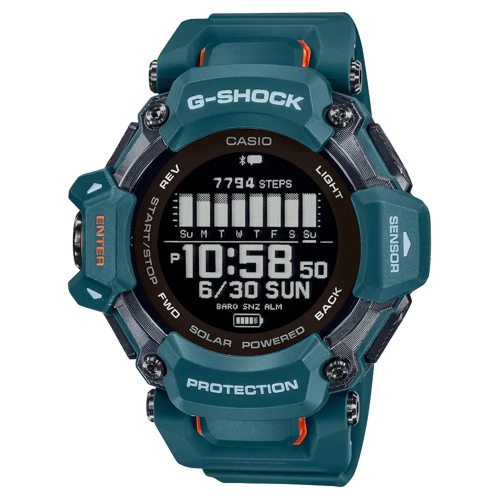 Casio G-Shock Digital GBD-H2000-2DR Black Dial Resin Men's Watch