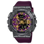 Casio G-Shock Analog Digital GM-110CL-6ADR Purple Dial Stainless Steel Men's Watch
