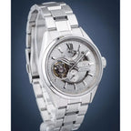 Orient Star RE-AV0125S00B Contemporary Automatic Open Heart Power Reserve Silver Dial Stainless Steel Men's Watch