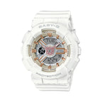 Casio LOV-24A-7A G-Shock Baby-G Lover's Collection Digital Analog White Dial Resin Strap Couples Watch Collection