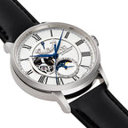 Orient Star Classic Moon Phase Open Heart Automatic RE-AY0106S00B White Dial 41mm Stainless Steel Men's Watch