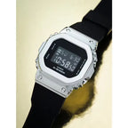 Casio G-Shock GM-S5600-1DR Metal Bezel Digital Dial 38mm Resin Strap Unisex Watch