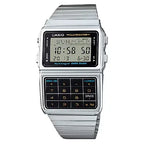 Casio Data Bank Digital DBC-611-1DF Black Dial Stainless Steel Unisex Watch