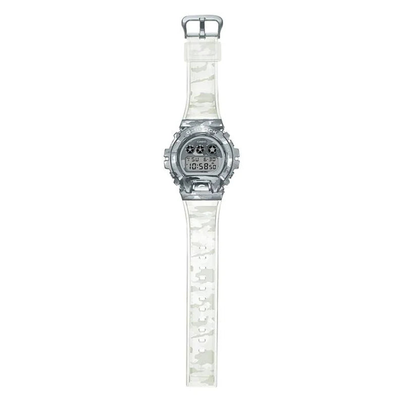 Casio G-Shock Metal Collection GM-6900SCM-1DR Silver Dial Stainless Steel Men's Watch