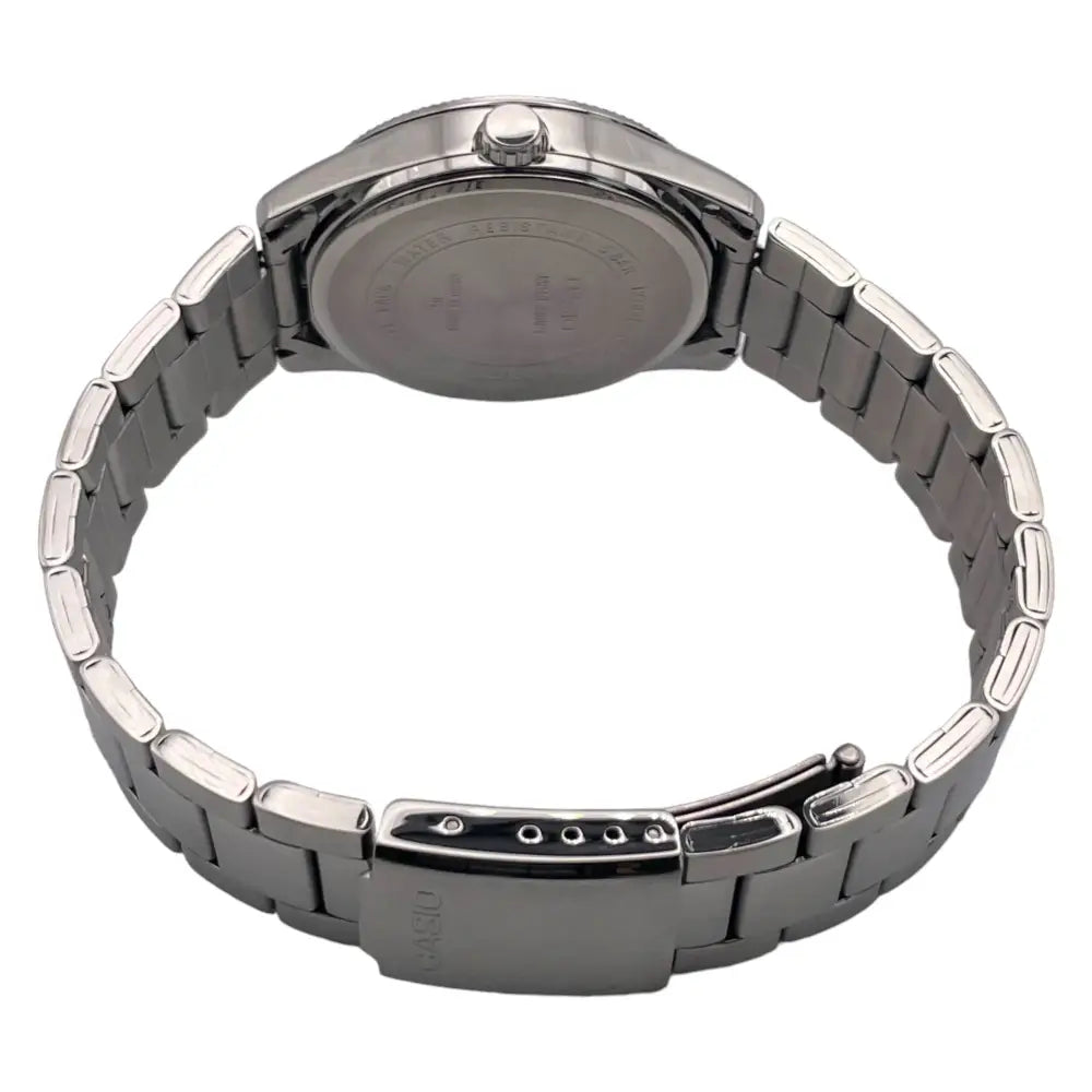 Casio Rare Classic MTP-1302D-7B3 Analog White Arabic Dial Stainless Steel Men's Watch