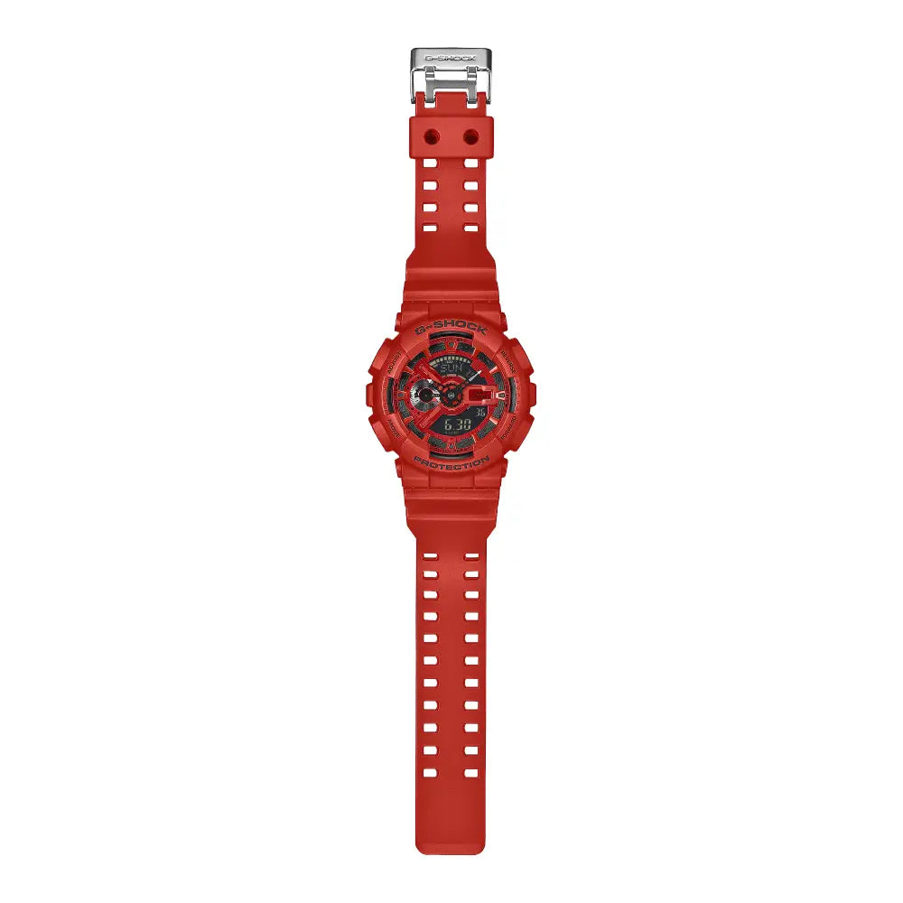 Casio G-Shock Iconic Red GA-110RRB-4ADR Red Vapor Dial 51.2mm Resin Strap Men's Watch