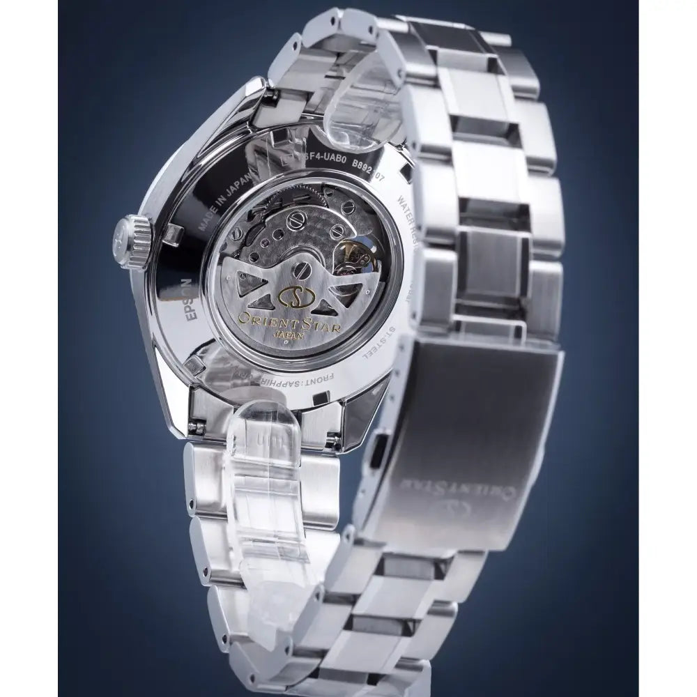 Orient Star Contemporary Modern Skeleton Automatic RE-AV0003L00B Blue Dial 41mm Stainless Steel Men's Watch