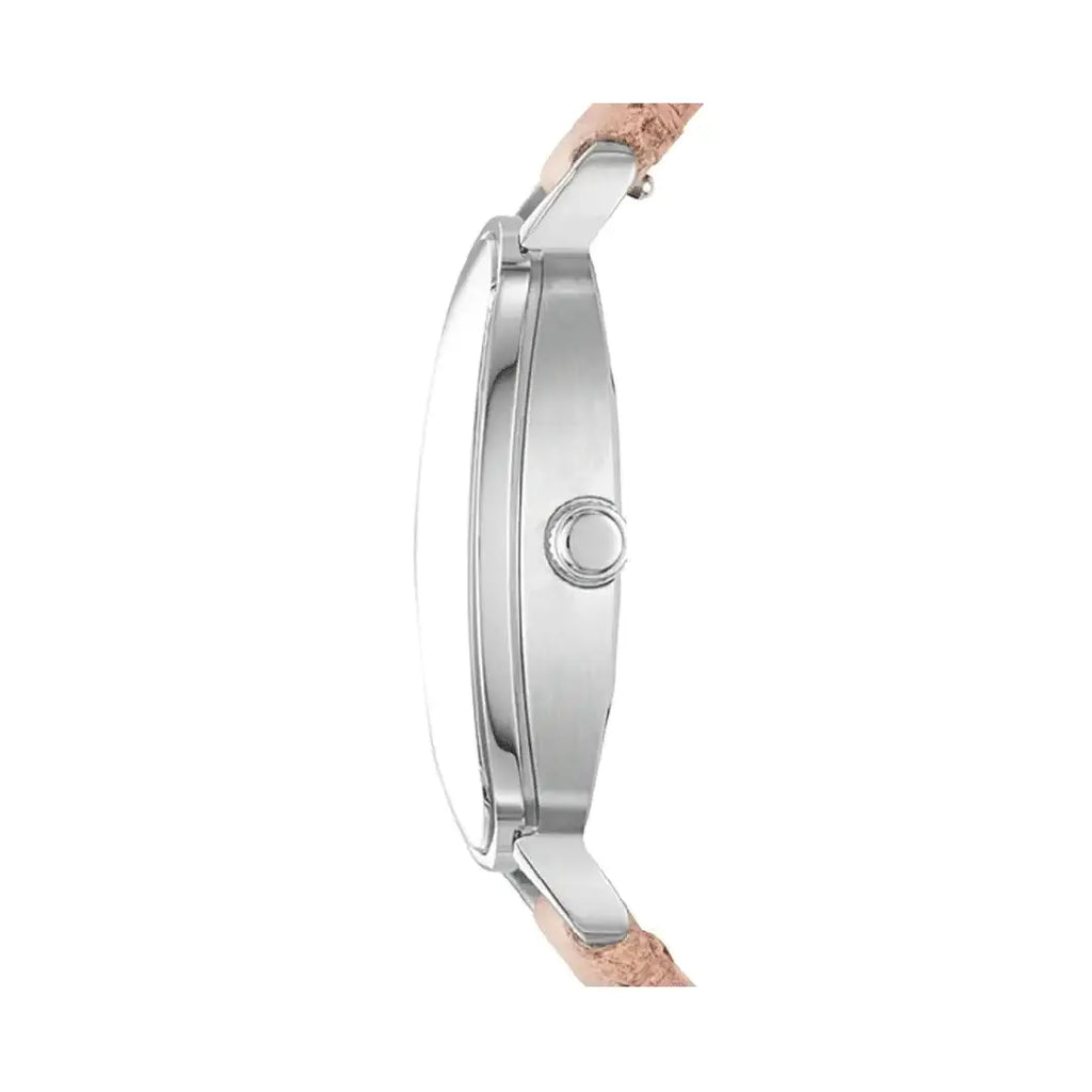 Fossil Idealist ES4196 Three-Hand White Dial Leather Strap Women's Watch