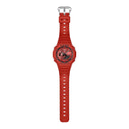 Casio G-Shock Iconic Red GA-2100RRB-4ADR Red Vapor Dial 45.4mm Resin Strap Men's Watch