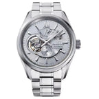 Orient Star RE-AV0125S00B Contemporary Automatic Open Heart Power Reserve Silver Dial Stainless Steel Men's Watch