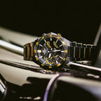 Casio Edifice Windflow ECB-2200RC-1A9 Black Dial Stainless Steel Men's Watch