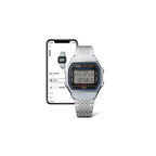 Casio Vintage Digital ABL-100WE-1ADF Bluetooth Black Dial Stainless Steel Unisex Watch