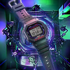 Casio G-Shock DW-B5600AH-6DR "Aim High" Digital Dial Purple 43mm Resin Men's Watch