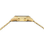 Casio Vintage Digital LA680WGA-9DF Gold Dial Stainless Steel Women's Watch