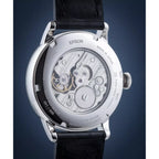 Orient Star M45 Classic Moon Phase Pleiades Hand-Wound RE-BW0005N00B Gray-Black Dial 39.5mm Leather Strap Men's Watch
