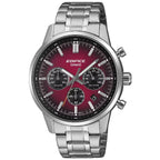 Casio Edifice EFR-575D-4A Purple-Black Gradient Dial 40.5mm Stainless Steel Men's Watch
