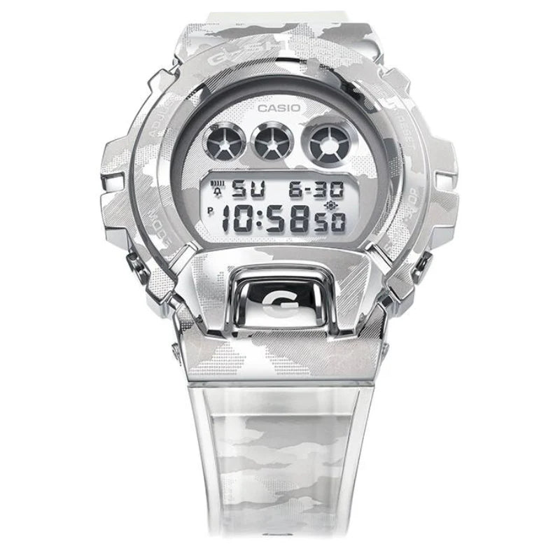 Casio G-Shock Metal Collection GM-6900SCM-1DR Silver Dial Stainless Steel Men's Watch