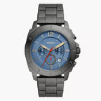 Fossil Privateer BQ2763 Chronograph Blue Dial Stainless Steel Men's Watch
