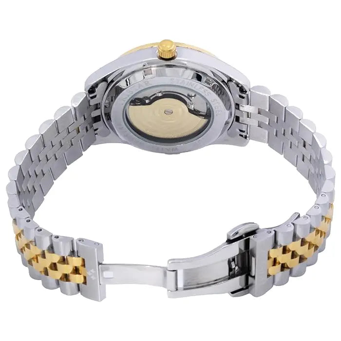 Tristar Automatic BA21BM2TM03 Black Dial Two-Tone Stainless Steel Men's Watch