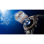 Casio Edifice Windflow ECB-2200RC-1A9 Black Dial Stainless Steel Men's Watch