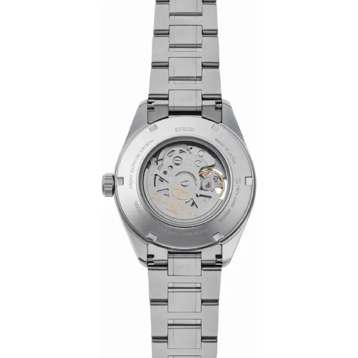 Orient Star Contemporary Modern Skeleton Automatic RE-AV0114E00B Green Dial 41mm Stainless Steel Men's Watch