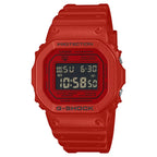 Casio G-Shock Iconic Red DW-5600RRB-4DR Red Vapor Dial 42.8mm Resin Strap Men's Watch