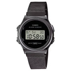 Casio Vintage Digital A171WEMB-1ADF Black Dial Stainless Steel Unisex Watch