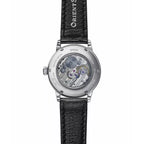 Orient Star M45 Classic Moon Phase Pleiades Hand-Wound RE-BW0005N00B Gray-Black Dial 39.5mm Leather Strap Men's Watch
