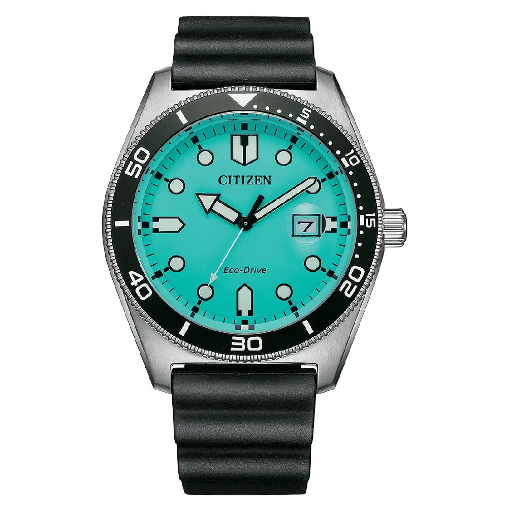 Citizen Eco-Drive AW1760-14X Diver-Style "Aqua Matic" Men's Watch