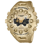 Casio G-Shock "Alien Eyes" Analog-Digital GA-V01A-9ADR Matte Gold Dial 49.1mm Resin Strap Men's Watch