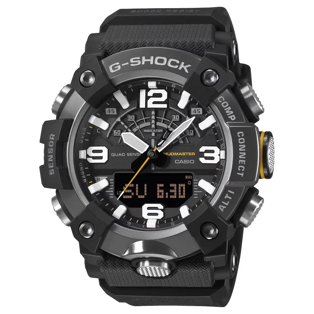 Casio G-Shock Mudmaster GG-B100XMB-1A Black Dial 51mm Resin Strap Men's Watch