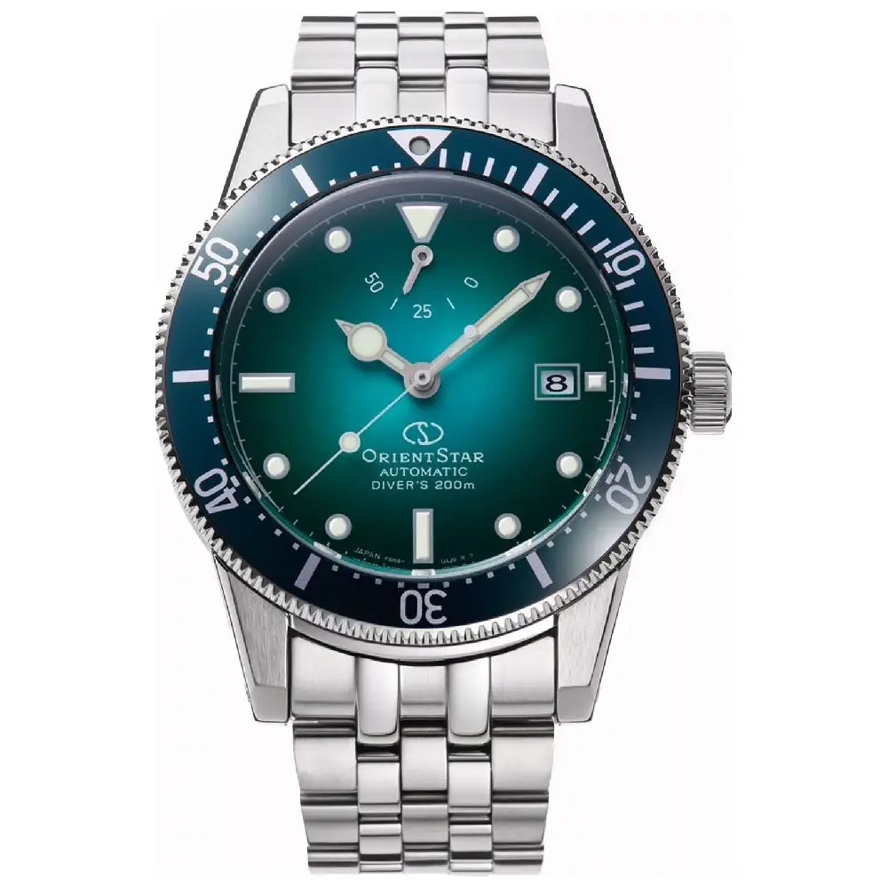 Orient Star Diver 1964 2nd Edition Automatic RE-AU0602E00B Green Dial 41mm Stainless Steel Men's Watch
