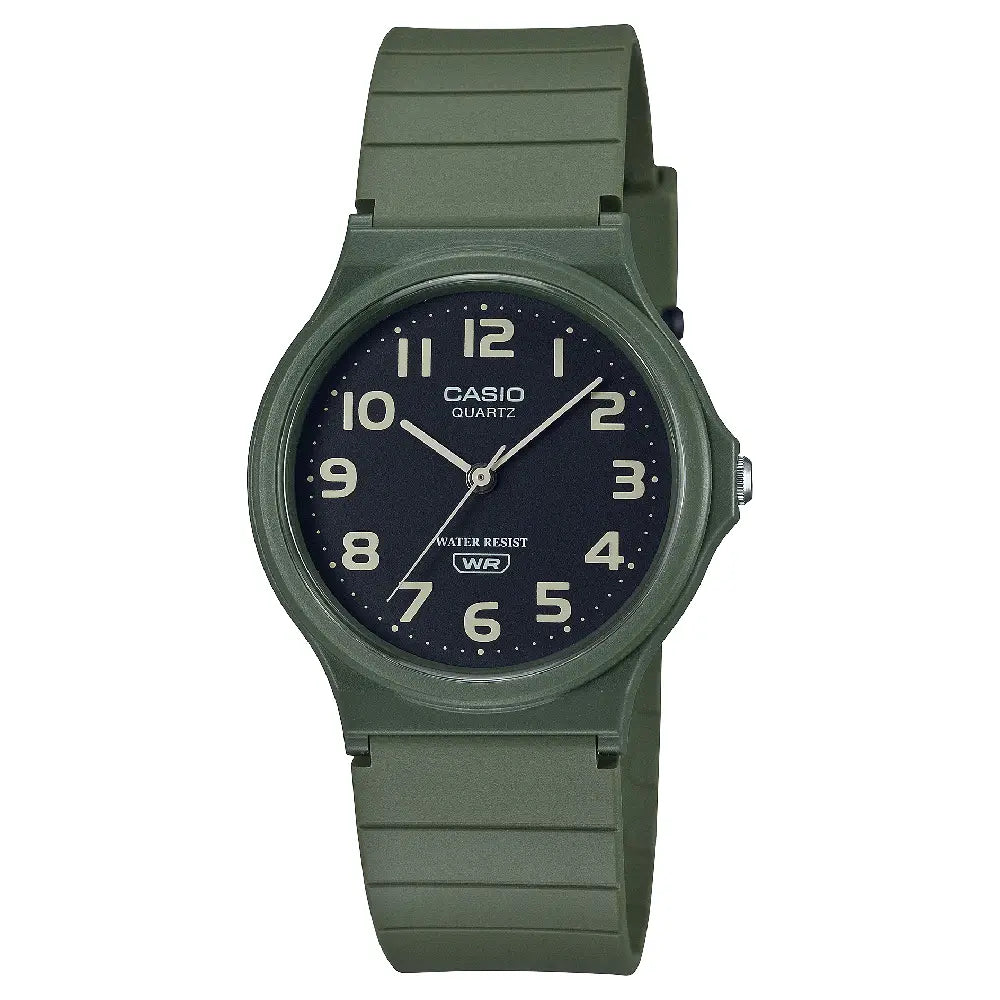Casio Standard MQ-24UC-3B Analog Black Dial 34.9mm Resin Strap Unisex Watch