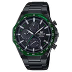Casio Edifice EQB-1100XDC-1A Slim High-Spec Chronograph "Green Octagon" Stainless Steel Men's Watch