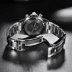 Pagani Design PD1644 - White Dial Chronograph Quartz Stainless Steel Men's Watch