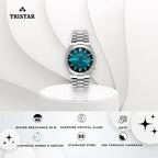 Tristar NJ31IMSSM02 Automatic Gradient Blue Dial Stainless Steel Men's Watch