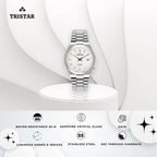 Tristar NJ31WMSSM02 Automatic White Dial Stainless Steel Men's Watch