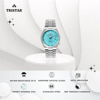 Tristar NJ33NMSSM03 Automatic Turqoise Dial Arabic Dial Stainless Steel Men's Watch