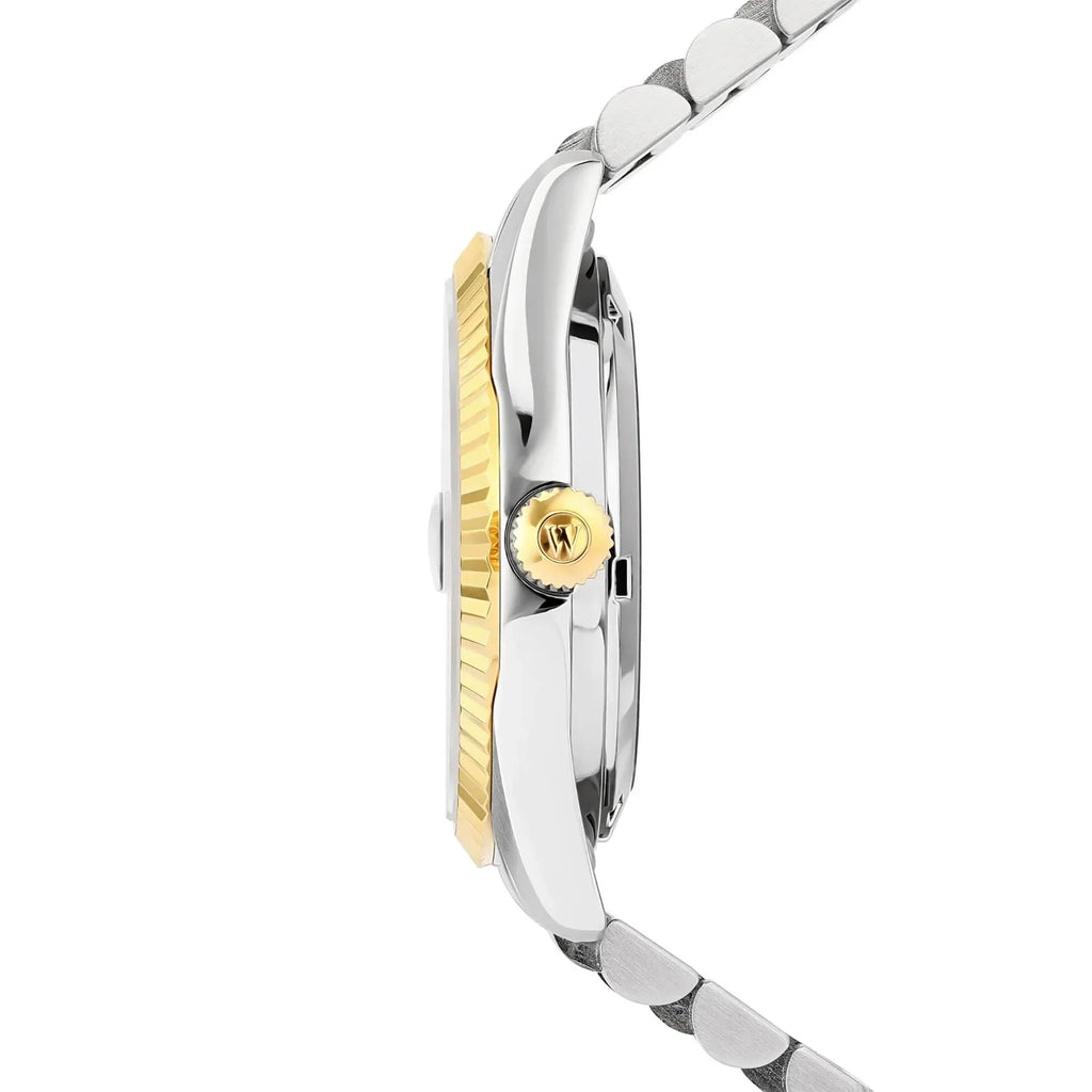 West End The Classics Automatic 6828.20.3330Y Green Dial & Two-Tone Stainless Steel Unisex Watch