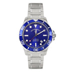 West End Impermeable Automatic Diver 6850.10.3335N-ALBL Blue Dial Stainless Steel Men's Watch