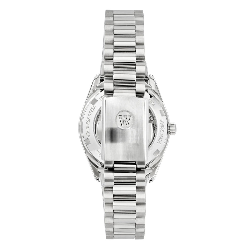 West End The Classics Automatic 6858.10.3337Y Turquoise Dial & Stainless Steel Women's Watch