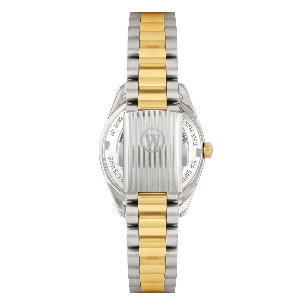 West End The Classics Automatic 6858.20.2708R Champagne Dial & Two-Tone Stainless Steel Women's Watch